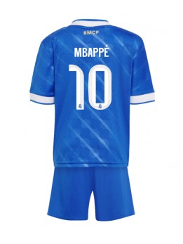 Billige Real Madrid Kylian Mbappe #10 Tredjedraktsett Barn 2025-26 Kortermet (+ Korte bukser)